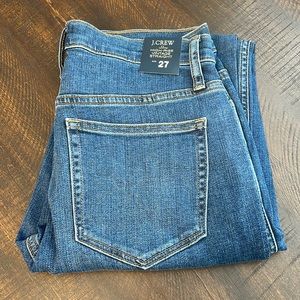 NWT J. Crew High Rise Vintage Straight Jeans